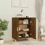 Credenza Rovere Fumo 70x34x90 cm in Legno Multistrato