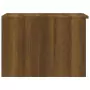 Tavolino da Salotto Rovere Marrone 50x50x36cm Legno Multistrato