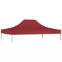 Tetto per Tendone per Feste 4x3 m Rosso Borgogna 270 g/m²