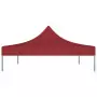 Tetto per Tendone per Feste 4x3 m Rosso Borgogna 270 g/m²