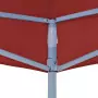 Tetto per Tendone per Feste 4x3 m Rosso Borgogna 270 g/m²