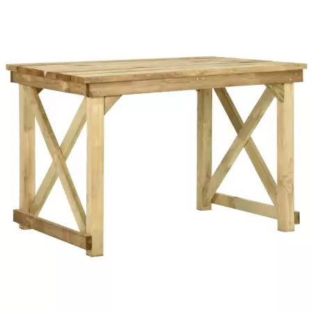 Tavolo da Giardino 110x79x75 cm Legno di Pino Impregnato