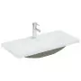 Mobile Bagno e Lavabo Integrato Grigio Sonoma Legno Multistrato