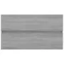 Mobile Sottolavabo Grigio Sonoma 80x38,5x45cm Legno Multistrato