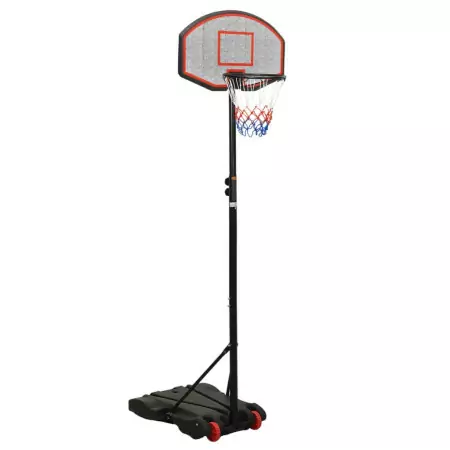 Supporto per Pallacanestro Nero 216-250 cm Polietilene