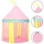 Tenda da Gioco per Bambini Rosa con 250 Palline 100x100x127 cm