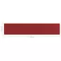 Paravento da Balcone Rosso 120x600 cm in HDPE