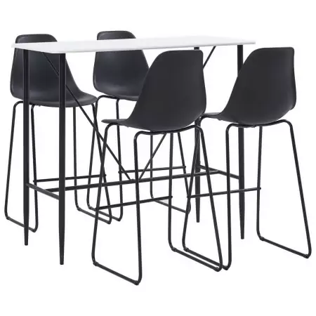 Set da Bar 5 pz in Plastica Nero