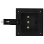 Lampade Solari da Esterni 12 pz a LED Quadrate 12 cm Nero