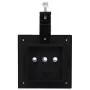 Lampade Solari da Esterni 12 pz a LED Quadrate 12 cm Nero