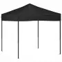 Tenda per Feste Pieghevole Nera 2x2 m