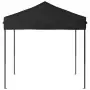 Tenda per Feste Pieghevole Nera 2x2 m