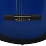 Set Chitarra Classica per Principianti 8 pz Blu 1/2 34"