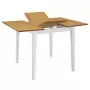 Set da Pranzo 3 pz in MDF Bianco