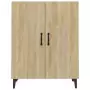 Credenza Rovere Sonoma 70x34x90 cm in Legno Multistrato