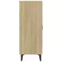 Credenza Rovere Sonoma 70x34x90 cm in Legno Multistrato