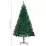 Albero di Natale Artificiale con Rami Folti Verde 210 cm PVC