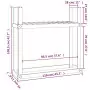 Portalegna 110x35x108,5 cm in Legno Massello di Douglas