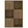 Mobile Contenitore in Rovere Marrone 60x29,5x90 cm