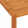 Set da Pranzo per Giardino 9 pz in Legno Massello di Teak