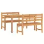 Set da Pranzo per Giardino 3 pz in Legno Massello di Teak