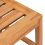 Set da Pranzo per Giardino 4 pz in Legno Massello di Teak