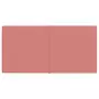 Pannelli Murali 12 pz Rosa 60x30 cm in Velluto 2,16 m²