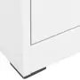 Armadio Classificatore Bianco 46x62x133 cm in Acciaio