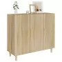 Credenza Rovere Sonoma 90x34x80 cm in Legno Multistrato