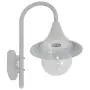 Lampada da Parete da Giardino E27 42 cm in Alluminio Bianco