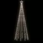 Albero di Natale con Puntale Bianco Freddo 310 LED 300 cm