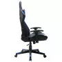 Sedia da Gaming Blu e Nera in Similpelle