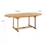 Tavolo da Pranzo Allungabile 150-200x100x75 cm Massello di Teak