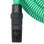 Tubo di Aspirazione con Connettori in PVC 7 m 22 mm Verde