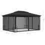 Gazebo con Rete 300x400x265 cm Antracite