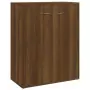 Credenza Rovere Marrone 60x30x75 cm in Legno Multistrato