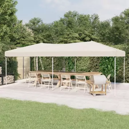 Tenda per Feste Pieghevole Crema 3x6 m