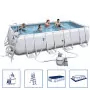 Bestway Power Steel Set Piscina Rettangolare 549x274x122 cm