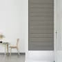 Pannelli Murali 12 pz Grigio Chiaro 90x15 cm Velluto 1,62 m²