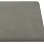 Pannelli Murali 12 pz Grigio Chiaro 90x15 cm Velluto 1,62 m²