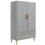 Credenza Grigio Sonoma 70x31x115 cm in Legno Multistrato