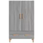 Credenza Grigio Sonoma 70x31x115 cm in Legno Multistrato