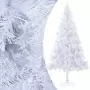 Set Albero Natale Artificiale con LED e Palline 210 cm 910 Rami