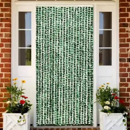 Zanzariera Verde e Bianco 56x185 cm Ciniglia