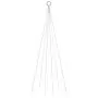 Albero di Natale Pennone Bianco Freddo 108 LED 180 cm