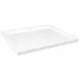 Piatto Doccia in ABS Rettangolare Bianco 80x90 cm