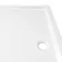 Piatto Doccia in ABS Rettangolare Bianco 80x90 cm