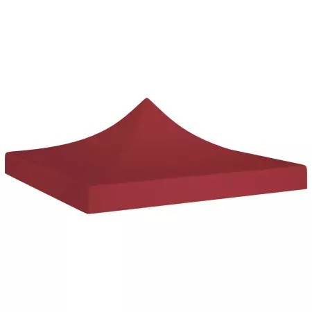 Tetto per Tendone per Feste 3x3 m Rosso Borgogna 270 g/m²