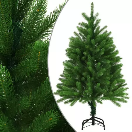 Albero di Natale Artificiale con Aghi Realistici 120 cm Verde