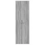 Armadio per Ufficio Grigio Sonoma 60x32x190cm Legno Multistrato